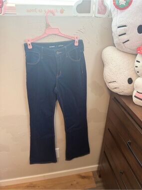 Old Navy Women's Dark Blue Stretch Flare Jeans